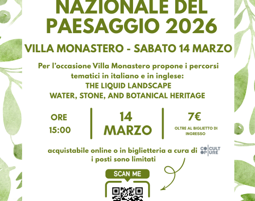 Locandina 14 marzo Villa Monastero